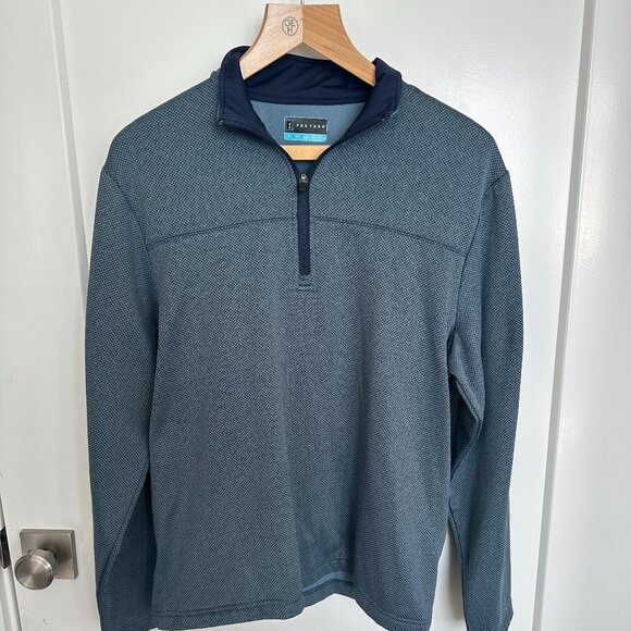 PGA Tour Men's Small Slate Quarter Zip - Picture 1 of 4
